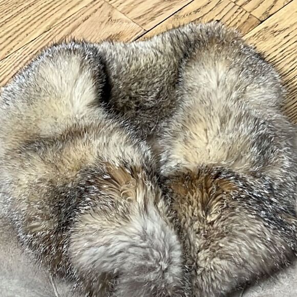 SHEARING REAL FUR LINED COAT SIZE M - Picture 12 of 16